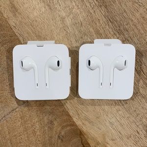 iPhone original earbuds with cord